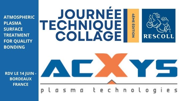 AcXys Technologies participa en la 4ª Jornada Técnica Rescoll del pegado, que se celebra el 14 de junio de 2022 en Burdeos